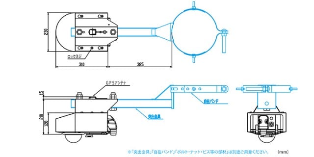 記録一体型街頭防犯カメラ（SSCR-M2） | キング通信工業株式会社